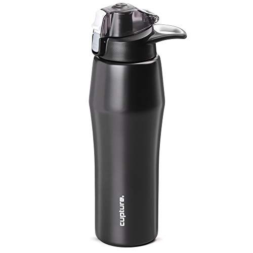  Cupture Action Bottle with Handle - Stainless Steel Vacuum-Insulated, 22 oz