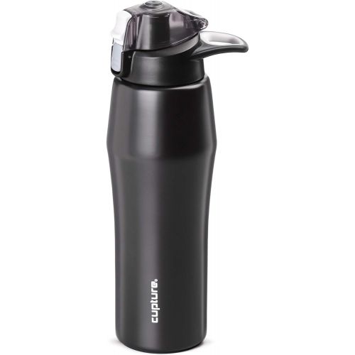  Cupture Action Bottle with Handle - Stainless Steel Vacuum-Insulated, 22 oz
