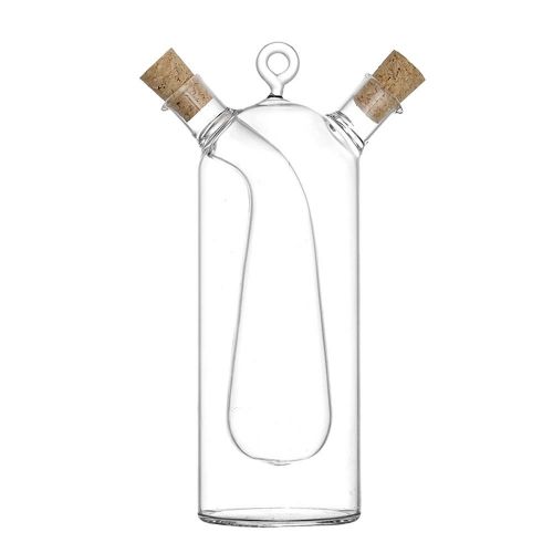  Cupwind Stylish Design Borosilicate Glass Olive Oil Dispenser Bottle Spice Oil and Vinegar Cruet Bottle Jar Sealed Dual-use