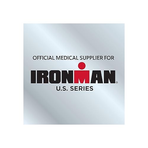  Curad Performance Series Ironman Far Infrared Kinesiology Tape, Black, 2″ x 10″ Strips, 12 Count