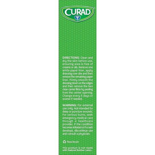  Curad Soothe and Cool Clear Gel Bandages, 8 Count (Pack of 3)