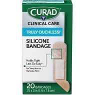 Curad Truly Ouchless Silicone Bandage, 3/4