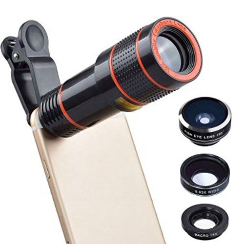  Curated Abstraction 4 In 1 Smartphone Camera Lens Kit