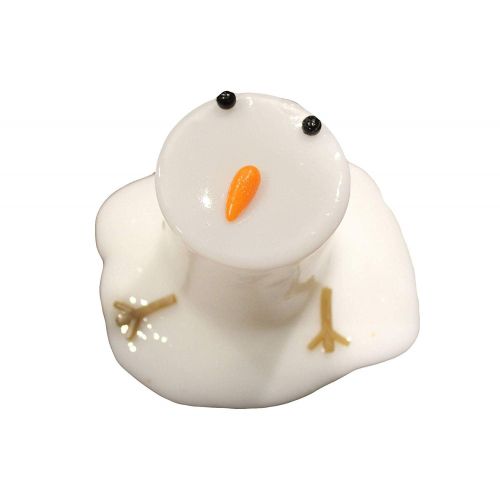  Curious Minds Busy Bags BULK - 12 Melting Snowman Slime - White Slime with Snow Man Parts - Eyes, Stick Arms and Carrot Nose - Christmas Party Favor