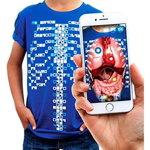  Curiscope Virtuali-Tee: Educational Augmented Reality T-Shirt Anatomy