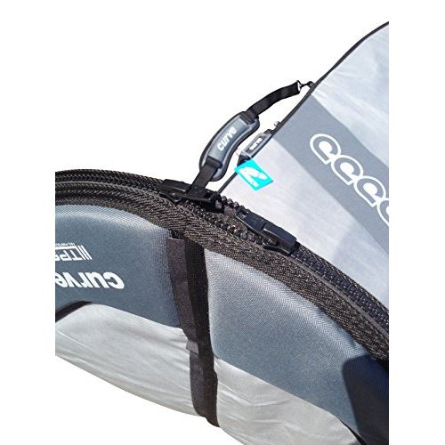  Curve Surfboard Bag Travel FISH Single with 20mm Foam 56, 59, 60, 63, 66, 610, 73