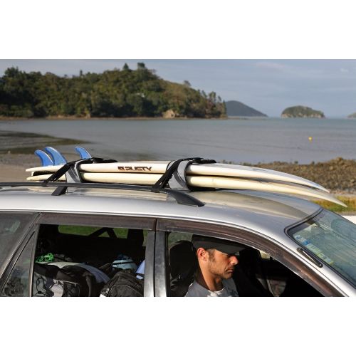 Surfboard Soft Rack LOCKDOWN Premium Surfboard Car Racks by Curve (set of 2)