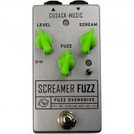 Cusack Music},description:The Cusack Music Screamer Fuzz pedal includes all of the great tone of the Screamer V2 (minus the actual “Tone” knob), and adds a very unique kind of fuzz