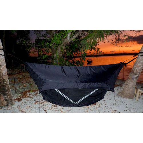  Cushy XL Extra Wide - Limited Edition - Hammock Bliss Sky Tent 2 (ST2) A Revolutionary 2 Person Hammock Tent  Waterproof and Bug Proof Hanging Tent Provides Spacious and Cozy Shelter Fo