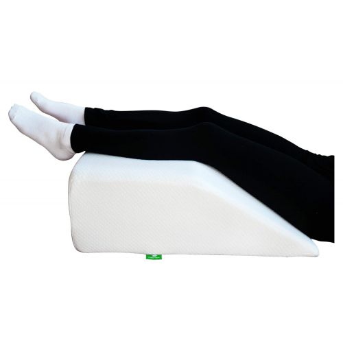  Cushy Form Post Surgery Elevating Leg Rest Pillow with Memory Foam Top - Best for Back, Hip and Knee Pain...