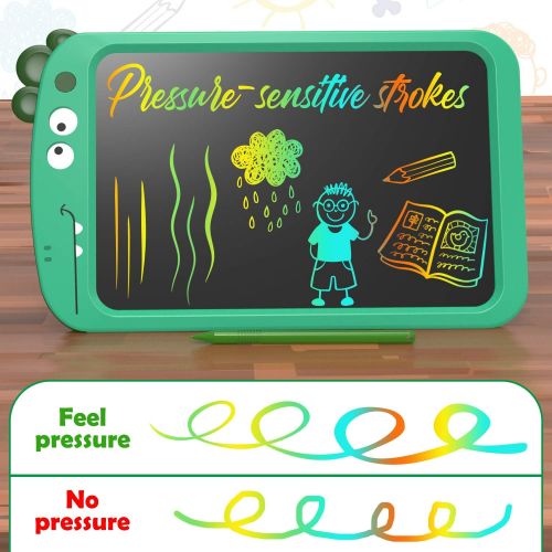  [아마존베스트]Cusocue 10 LCD Writing Tablet Toys for 3 4 5 6 Year Old Boys Girls Gifts, Colorful Drawing Board Writing Doodle Pad, Portable Scribbler Boards Educational Toys Gifts for Kids Learning (Cya