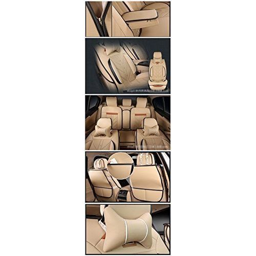  Custom Amooca Full Set 5 Seats Cover For Honda Accord LX 2010 ,HondaCRV2015 honda accord 2015 sedan ,2015 2016 Toyota RAV4(Chuck style Leatherette Airbag Compatible and Split Bench Ready