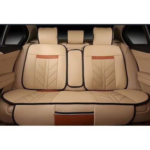  Custom Amooca Full Set 5 Seats Cover For Honda Accord LX 2010 ,HondaCRV2015 honda accord 2015 sedan ,2015 2016 Toyota RAV4(Chuck style Leatherette Airbag Compatible and Split Bench Ready