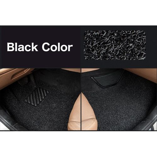  Custom Fit Heavy Duty Custom Fit Car Floor Mat for 2015-2018 Mercedes C-Class Sedan, All Weather Protector 2 pieces front seat set (Black)