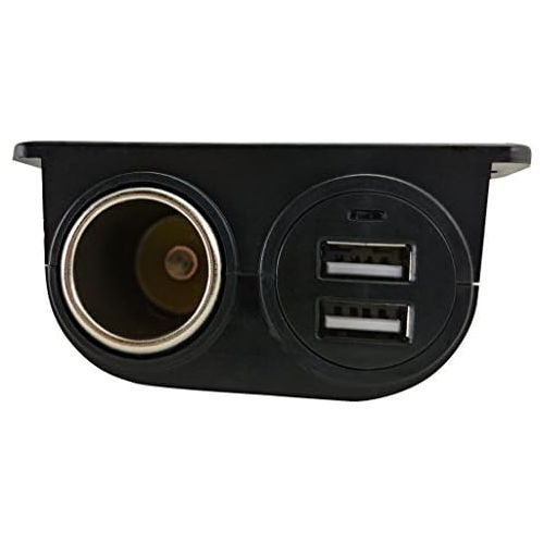  [아마존베스트]Custom Accessories 18003 12V Dual USB Under Dash Mount