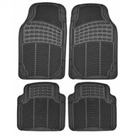 Custom Accessories 78855 Rubber Interior Floor Mat, Black, 4-Piece