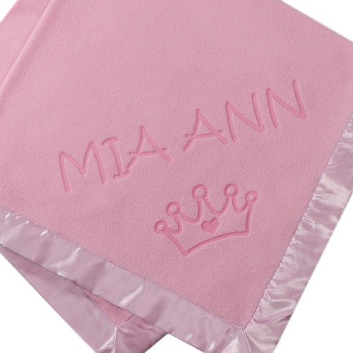  Custom Catch Princess Baby Blanket for Girls - Toddler Girl Crib Bedding, Receiving Blankets