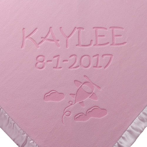  Custom Catch Personalized Airplane Baby Blanket Gifts - Large Custom Blankets, Boy Girls