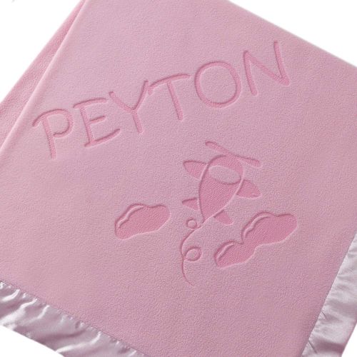  Custom Catch Personalized Airplane Baby Blanket Gifts - Large Custom Blankets, Boy Girls