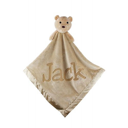  [아마존 핫딜]  [아마존핫딜]Custom Catch Large Ultra Plush Personalized Teddy Bear Blanket (Brown) with Satin Trim