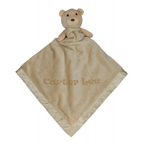  [아마존 핫딜]  [아마존핫딜]Custom Catch Large Ultra Plush Personalized Teddy Bear Blanket (Brown) with Satin Trim