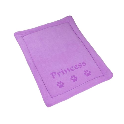  Custom Catch Personalized Dog Kennel Mat - Large or Small Pad, Cute Washable Bed Cushion - Cats or Dogs