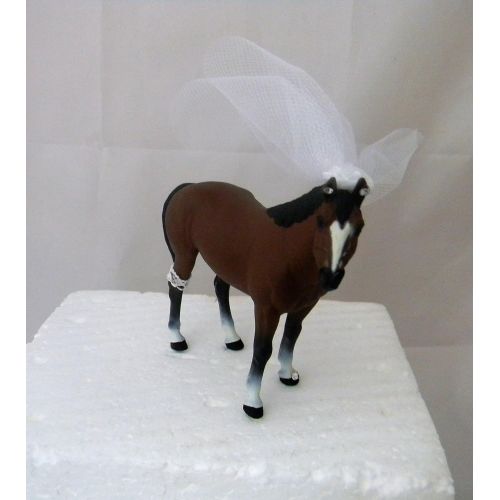 Custom Design Wedding Supplies by Suzanne Wedding Reception Rodeo Horses Hitched Sign Cake Topper