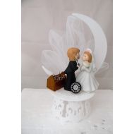 Custom Design Wedding Supplies by Suzanne Wedding Reception Kissing Couple Garage Mechanic tool grease Cake Topper