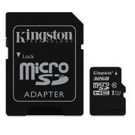 Custom Kingston for GIGABYTE Professional Kingston 32GB GIGABYTE GSmart T4 MicroSDHC Card with custom formatting and Standard SD Adapter! (Class 10, UHS-I)
