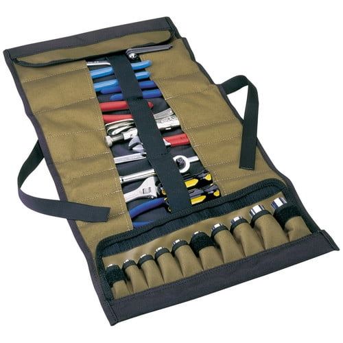  CLC Custom Leathercraft 1173 32-Pocket Socket and Tool Roll Pouch