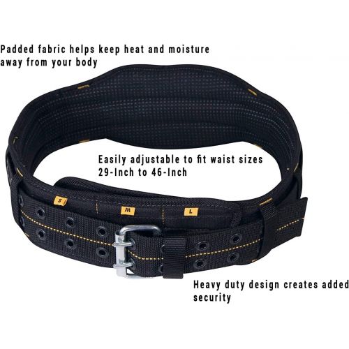  Custom Leathercraft DEWALT DG5125 5, Padded Heavy Duty Work Belt