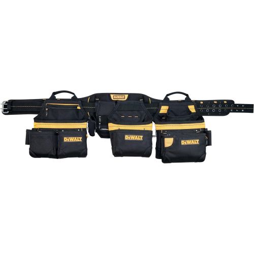  Custom Leathercraft DEWALT DG5650 31-Pocket Professional Carpenters Pro-combo Apron Tool Belt