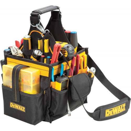  [아마존베스트]Custom Leathercraft DEWALT DG5582 Electrical and Maintenance Tool Carrier & Parts Tray, 11 In., 23 Pocket