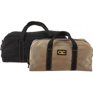 [아마존베스트]CLC Custom Leathercraft 1107 2 Pack Medium and Large Utility Tote Bag Combo,Black/Beige