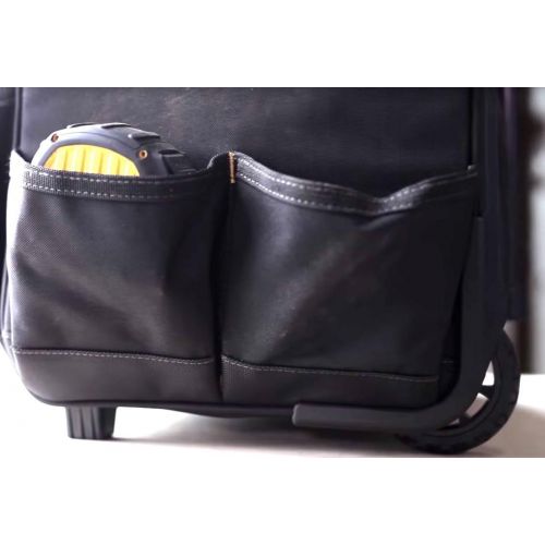  [아마존베스트]Custom Leathercraft DEWALT DGL571 Lighted Roller Tool Bag, 18 in.