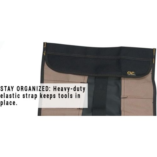  [아마존베스트]Clc Custom Leathercraft 1173 Socket Tool Roll Pouch, 32 Pocket