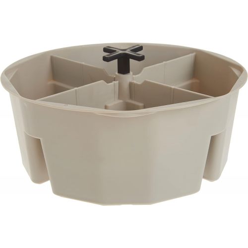  CLC Custom Leathercraft 1154 4-Inch High, Full-Round Bucket Tray