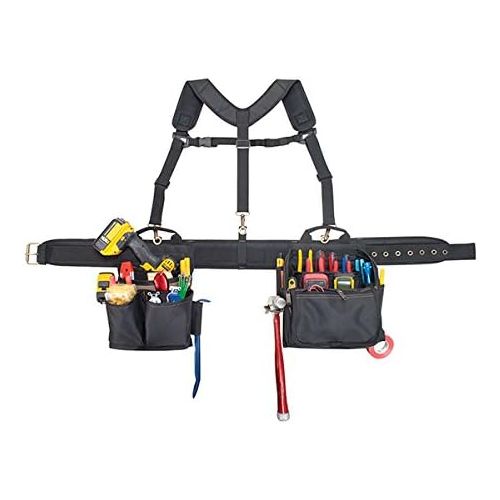  CLC Custom Leathercraft 1608 Electricians Comfort Lift Combo Tool Belt, 28 Pockets