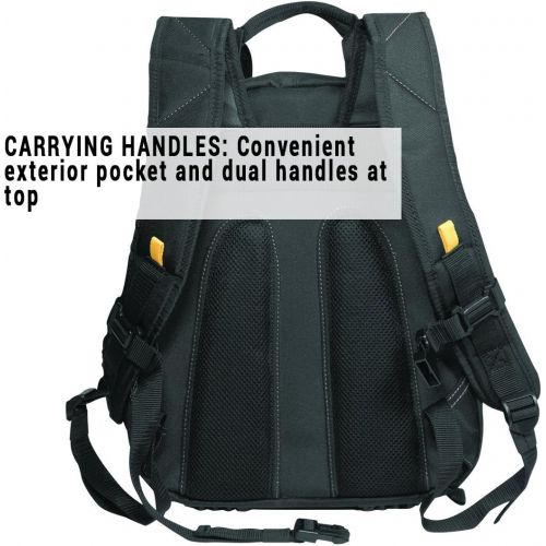  Custom Leathercraft CLC 1134 Carpenters Tool Backpack with 44 Pockets and Padded Back Support