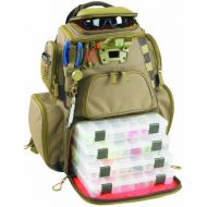 Custom Leathercraft Wild River by CLC WT3604 Tackle Tek Nomad Lighted Backpack with Four PT3600 Trays