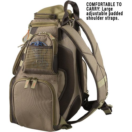  Custom Leathercraft Wild River by CLC WT3604 Tackle Tek Nomad Lighted Backpack with Four PT3600 Trays