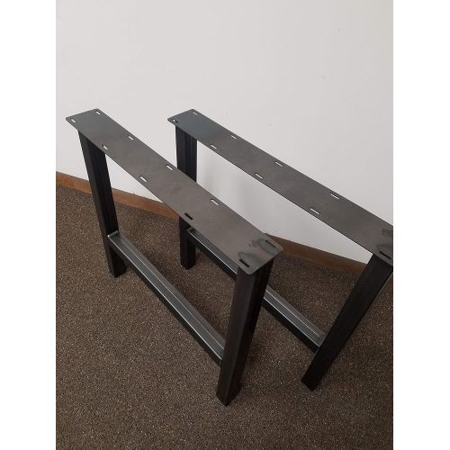  Custom Table Legs Economy Style - Heavy Duty H-Frame Metal Table Legs