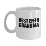 CustomAtomic Best Effin Grandma - funny 1115 oz coffee mug gift