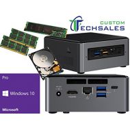 CustomTechSales Intel NUC NUC7i7BNH Mini PC (Kaby Lake) i7-7567U 120GB M.2 SSD, 1TB 7200RPM Drive 32GB RAM Windows 10 Pro Installed & Configured