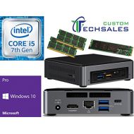 CustomTechSales Intel NUC NUC7i5BNK Mini PC (Kaby Lake) i5-7260U, 512GB M.2 SSD, 16GB RAM, Windows 10 Pro Installed and Configured