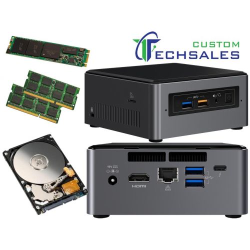  CustomTechSales Intel NUC NUC7i7BNH Mini PC (Kaby Lake) i7-7567U 1TB M.2 SSD, 1TB 7200RPM Drive 32GB RAM, Assembled and Tested