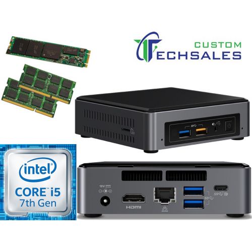  CustomTechSales Intel NUC NUC7i5BNK Mini PC (Kaby Lake) i5-7260U, 512GB M.2 SSD, 32GB RAM, Assembled and Tested