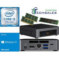 CustomTechSales Intel NUC NUC7i5BNK Mini PC (Kaby Lake) i5-7260U, 250GB M.2 SSD, 8GB RAM, Windows 10 Home Installed and Configured