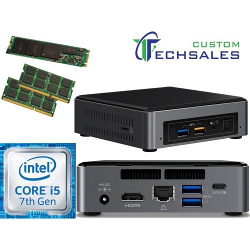  CustomTechSales Intel NUC NUC7i5BNK Mini PC (Kaby Lake) i5-7260U, 500GB M.2 SSD, 16GB RAM, Assembled and Tested