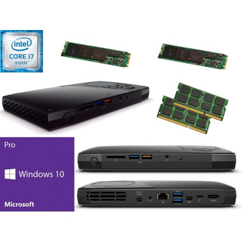  CustomTechSales Intel NUC NUC6i7KYK Mini PC i7-6770HQ, 2 x 1TB m.2 SSDs, 32GB RAM, Windows 10 Pro
